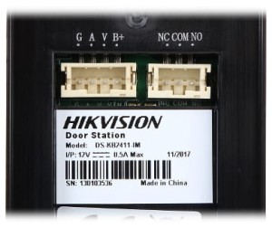 Wideodomofon jednorodzinny HikVision DS-KH2220 DS-KB2411-IM