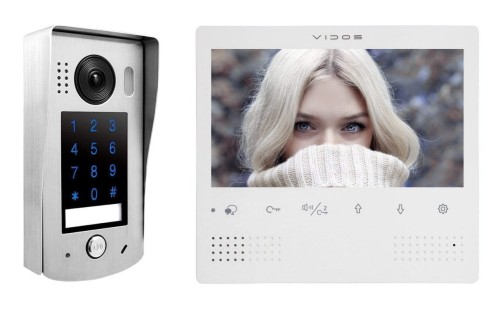 Wideodomofon Vidos Duo M1023W S1301D Szyfrator