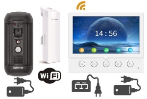 Wideodomofon bezprzewodowy Safe S31 Si53w Antena Wi-Fi