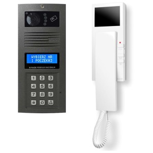 Wideodomofon cyfrowy Elfon Optima 7-rodzinny VM3