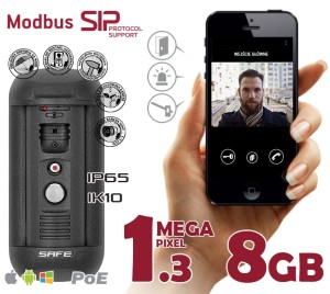 Wideodomofon IP Safe S06MP iOS, Android, Windows