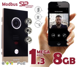 Wideodomofon IP Safe G06MP iOS, Android