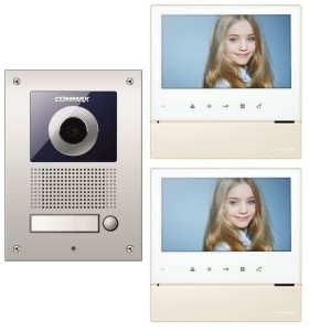 Wideodomofon dwa monitory Commax DRC-41UN CDV-70H