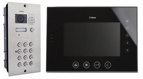 Wideodomofon Vidos M670BS2 S601D-2 Szyfrator Pamięć