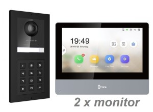 Wideodomofon IP Vidos Dwa monitory M2020 S2201D