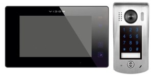 Wideodomofon dwużyłowy Vidos M1021B S1301D