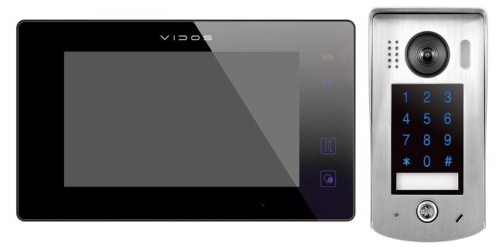 Wideodomofon dwużyłowy Vidos M1021B S1301D