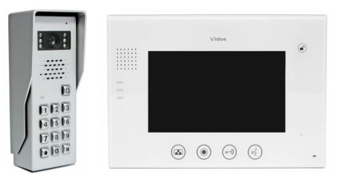 Wideodomofon Vidos M670W S50D Szyfrator Brama