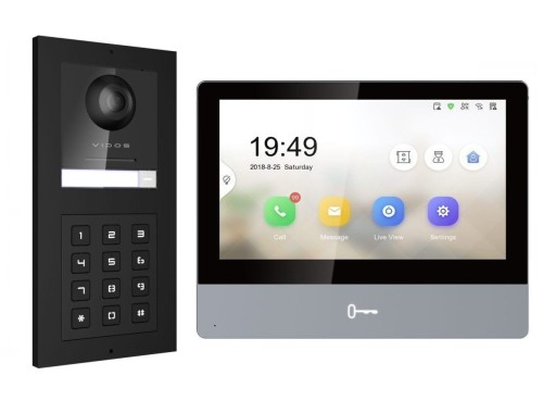 Wideodomofon IP Vidos One M2020 S2201D Szyfrator Podtynkowy