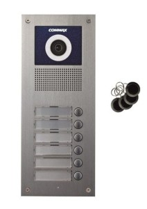 Kamera wideodomofonu Commax DRC-6UC sześciorodzinna Czytnik.jpg