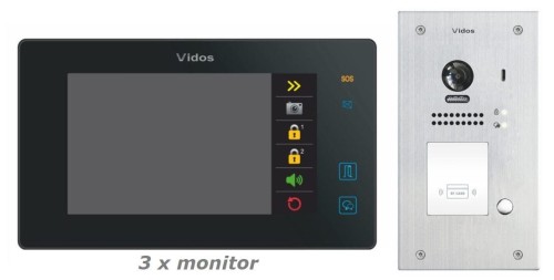 Wideodomofon cyfrowy trzy monitory Vidos Duo.jpg