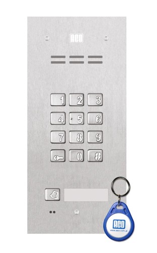 Panel bramowy domofonu Aco FAM-P-1NPZSACC cyfrowy Czytnik Szyfrator